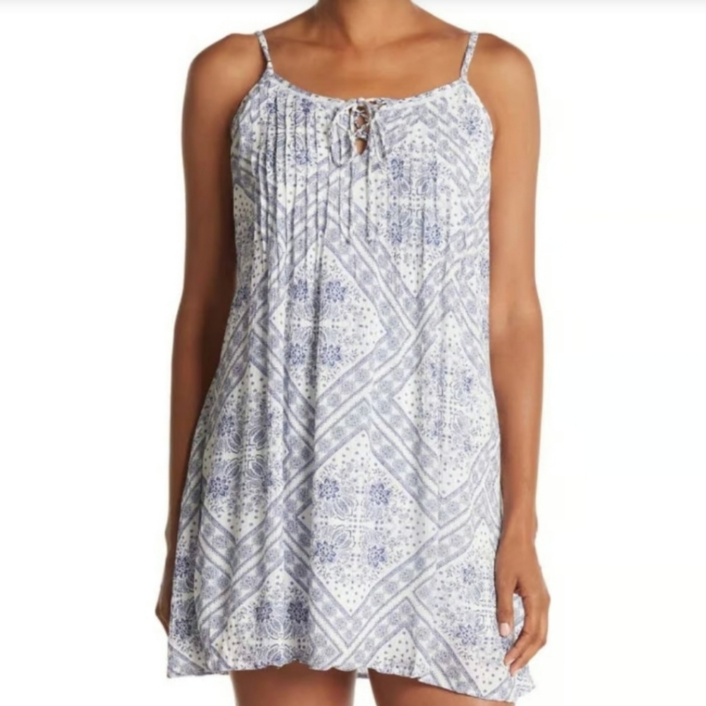 American Rag Geo Floral Print Mini Dress